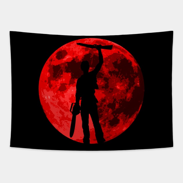 Evil Moon Tapestry by nickbeta