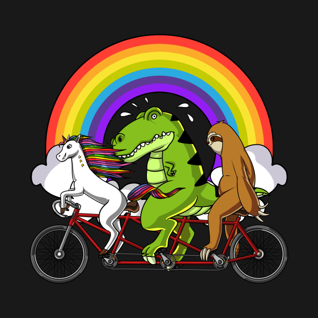 unicorn and dinosaur