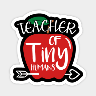 Teacher Of Tiny Humans Funny Preschool Teacher Magnet