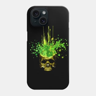 Skull Paint Explosion Phone Case