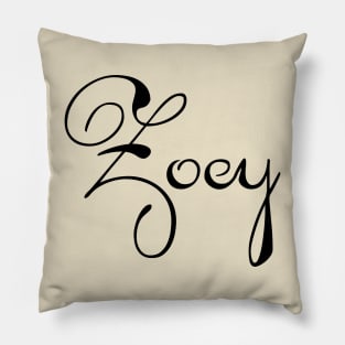 Pick your name. Zoey Pillow