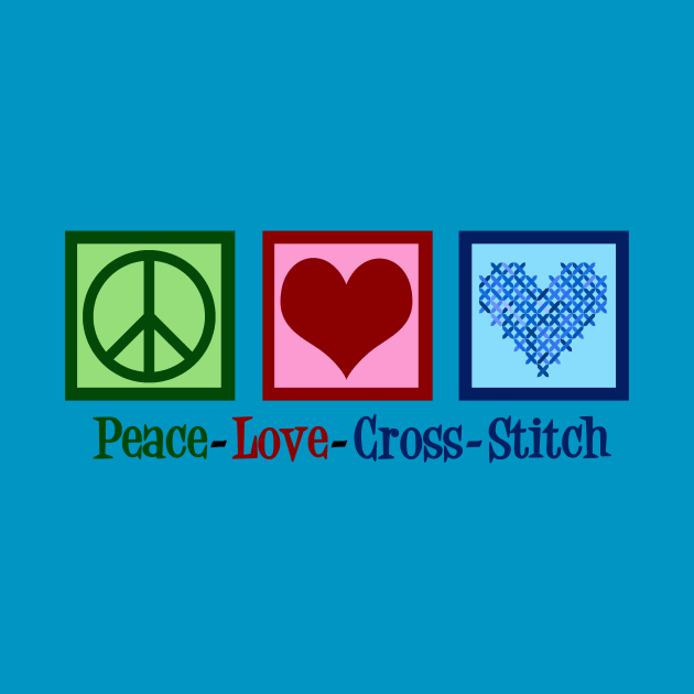 Peace Love Cross Stitch by epiclovedesigns