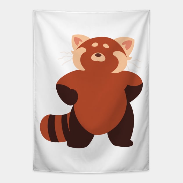 Turning Red Panda Tapestry by PaprikaPanda