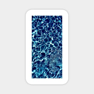 Blue Water Pool Daze Magnet