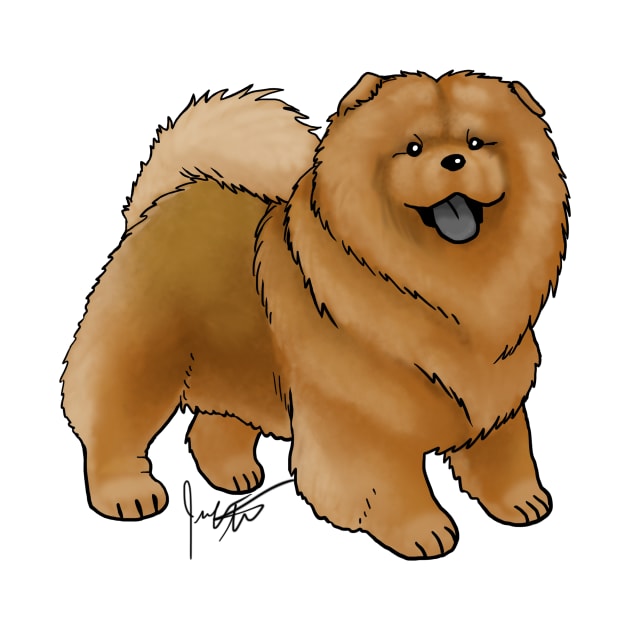 Dog - Chow Chow - Red by Jen's Dogs Custom Gifts and Designs