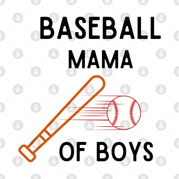 Baseball Mama Of Boys by Wifspin