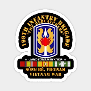 199th Infantry Brigade - The RedCatchers - SSI w VN SVC X 300 Magnet