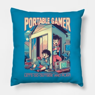 Portable Gamer, Let's go outside and play! Pillow