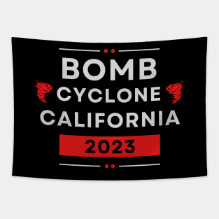 Bomb Cyclone - California 2023 Tapestry