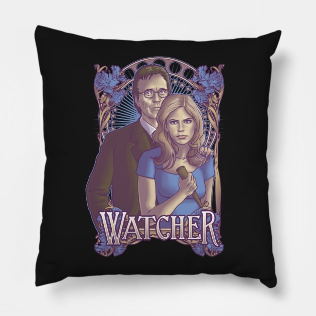 Watcher Pillow by cs3ink