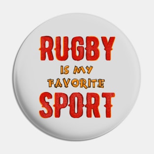 Rugby is may favorite sport Pin