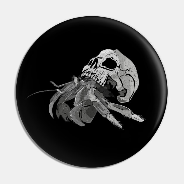 Skull hermit crab Pin by BOEC Gear