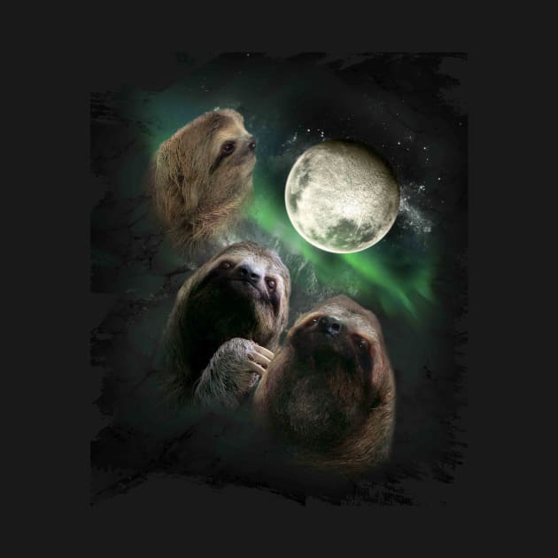 3 Sloth Moon by Random Galaxy