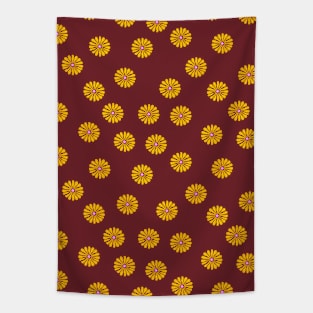 Cute Abstract Flowers Tapestry