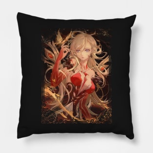 La Signora The Crimson Witch Pillow