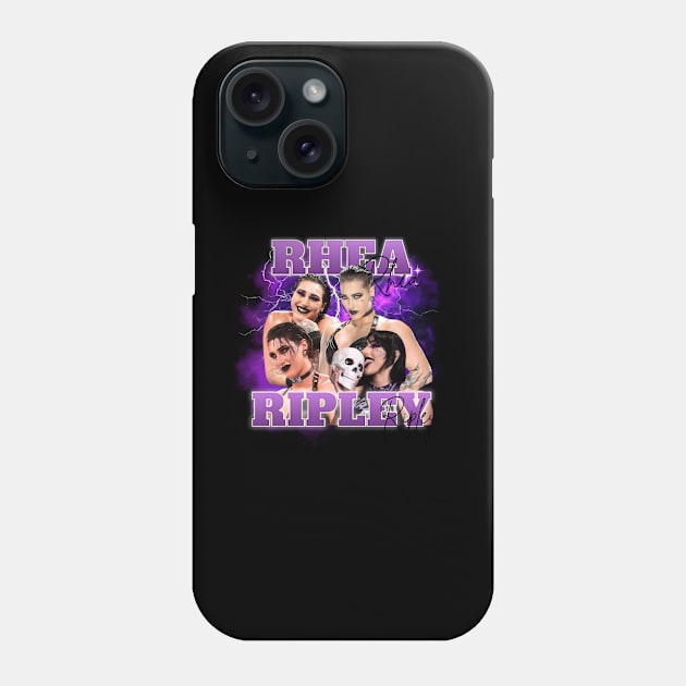 Rhea Ripley WWE Fandom Rhea Bloody Ripley Pro Wrestling Shirt T-Shirt Phone Case by Kindly Wicked