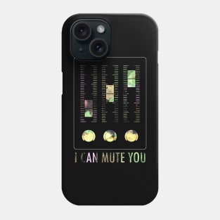 audio engineer, sound console Phone Case