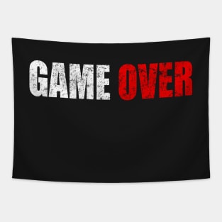 Game Over Shirt Funny Computer Nerd Geek Tapestry