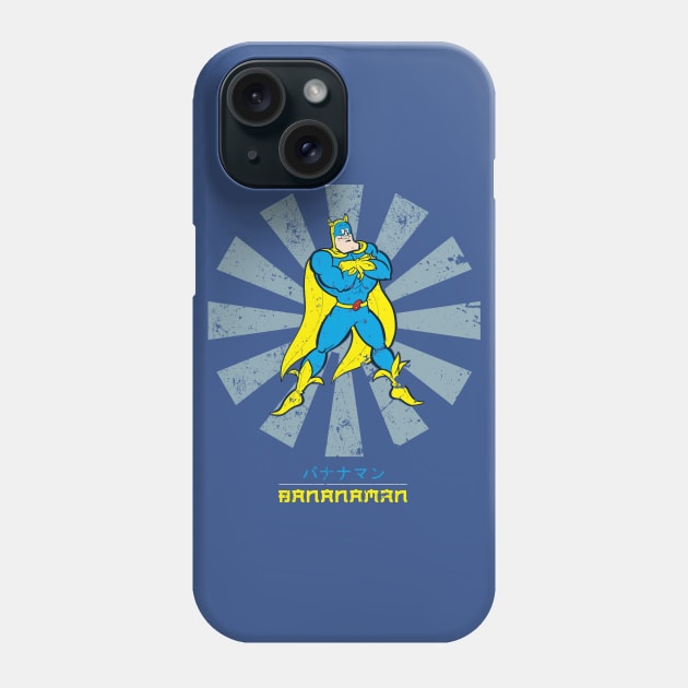 Bananaman Retro Japanese Phone Case by Nova5