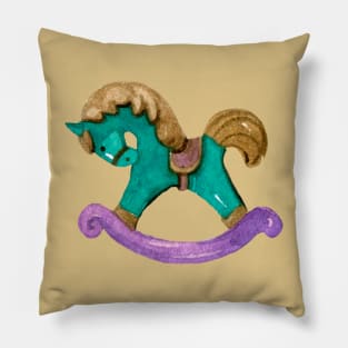 Carousel Merry Go Round Pony Horse Pillow