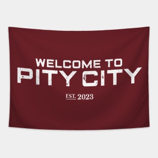 Welcome to Pity City Tapestry