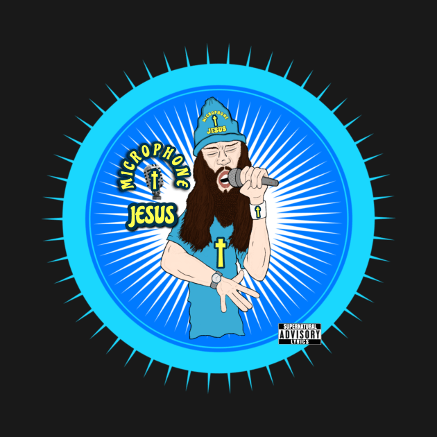 MICROPHONE JESUS by DRAWGENIUS