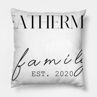 Weatherman Family EST. 2020, Surname, Weatherman Pillow