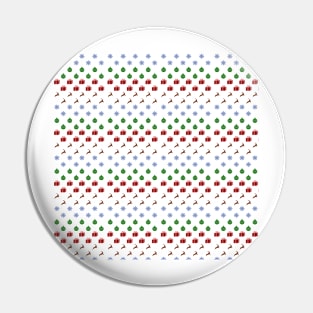 Christmas pattern v1 Pin