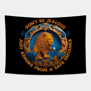 Design for Leo with Funny Quotation_1 Tapestry