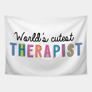 Therapist Gifts | World's cutest Therapist Tapestry