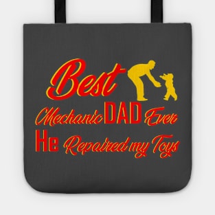 Best Mechanic Dad Tote