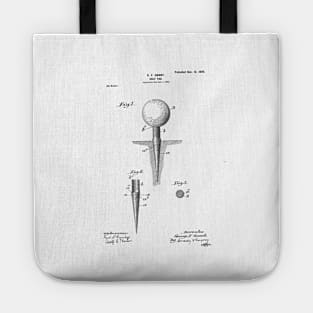 Golf Ball Tee patent drawing Tote