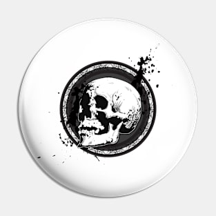 Skull and Ink Pin