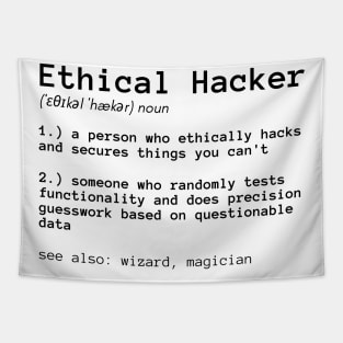 Definition of an Ethical Hacker Tapestry