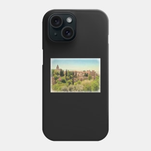 A View of the Alhambra Palace Phone Case