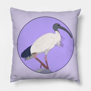 Bin Ibis Bird Pillow