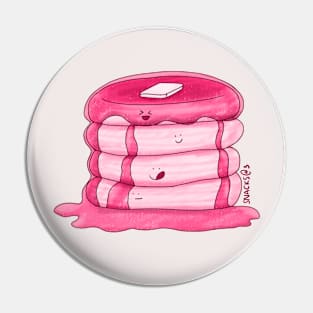 Stacks of pancake in PINK Pin