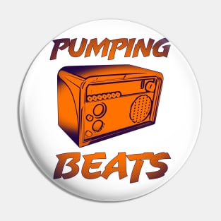 Pumping Beats Pin