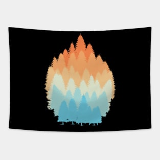 color forest Tapestry