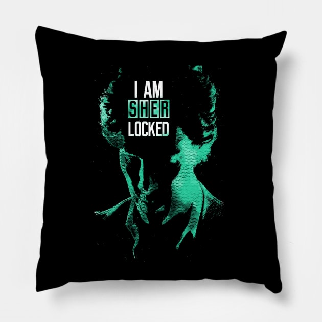 I am Sherlocked Pillow by pankajbhambriartworks