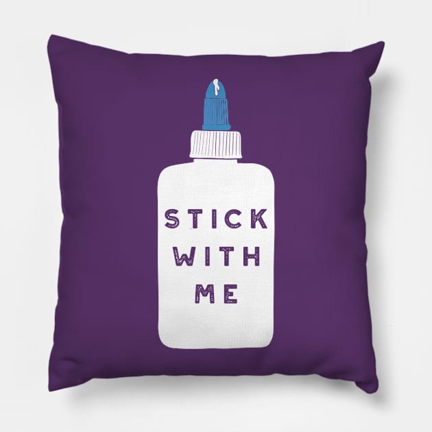 Stick with Me Pillow by Alissa Carin