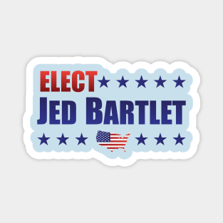 Elect Jed Bartlet for President, Stars USA Magnet