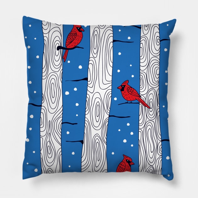 Cardinals Pillow by katerinamk