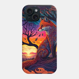 Foxy Fox at Sunset Phone Case