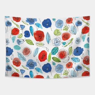 Pretty flowers pattern Tapestry