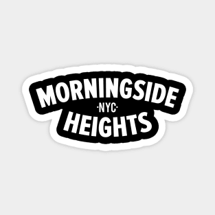 Morningside Heights Manhattan Logo -  Authentic NYC Vibes - Minimal Style Magnet