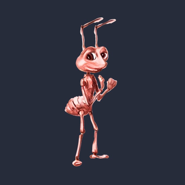 Happy Ant of Sad Ant With Bindle by Dystopianpalace