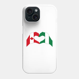 We Heart Canada & Nigeria Patriot Flag Series Phone Case