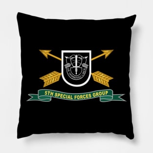 5th Special Forces Group - Flash w Br - Ribbon X 300 Pillow