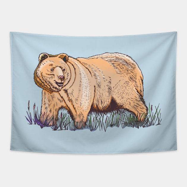 Bear Tapestry by Ornaart